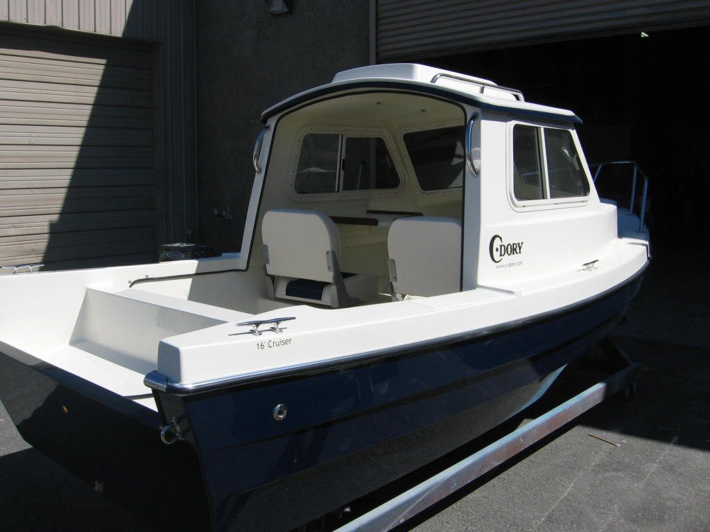 our 25' tomcat catamaran c-dory boats